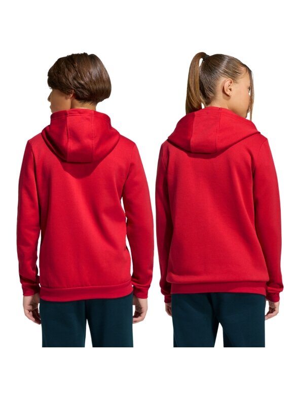 Adidas Entrada 26 Full Zip Hoodie vaikams džemperis raudonas KH1781 2