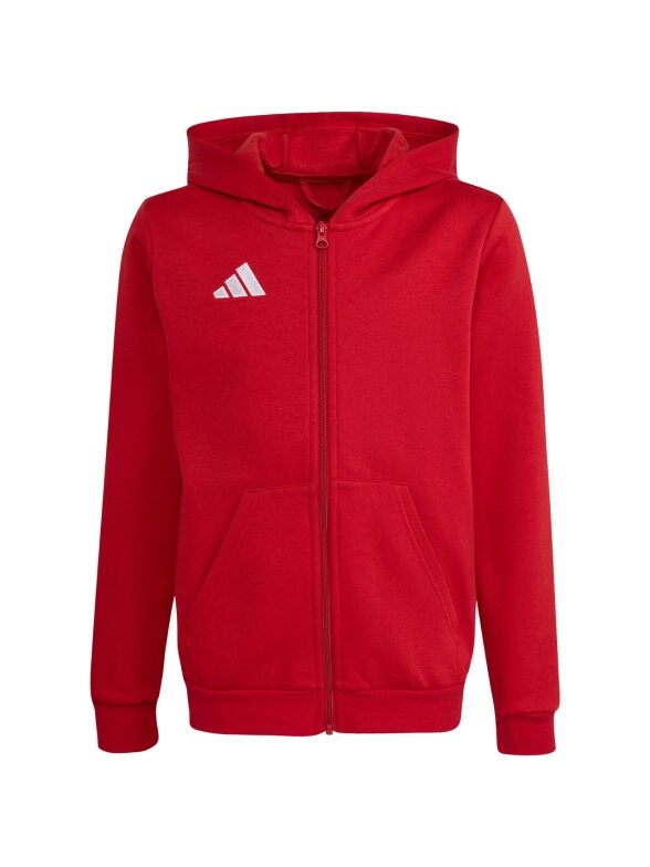 Adidas Entrada 26 Full Zip Hoodie vaikams džemperis raudonas KH1781 1 Adidas Entrada 26 Full Zip Hoodie vaikams džemperis raudonas KH1781 1