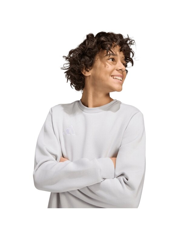 Adidas Entrada 26 Sweat Top vaikiškas džemperis pilkas JZ6551 5 Adidas Entrada 26 Sweat Top vaikiškas džemperis pilkas JZ6551 5
