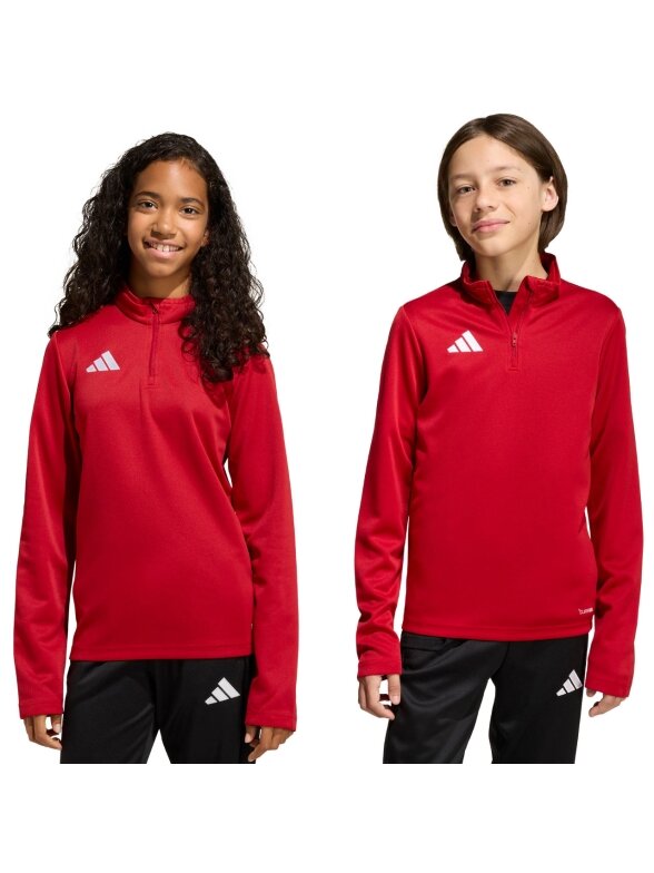 Adidas Entrada 26 Training Top vaikams raudona JZ6636 Adidas Entrada 26 Training Top vaikams raudona JZ6636
