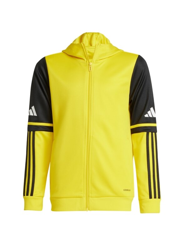 Adidas Squadra 25 Hoody vaikiška džemperis geltona-juoda JP3386 1 Adidas Squadra 25 Hoody vaikiška džemperis geltona-juoda JP3386 1