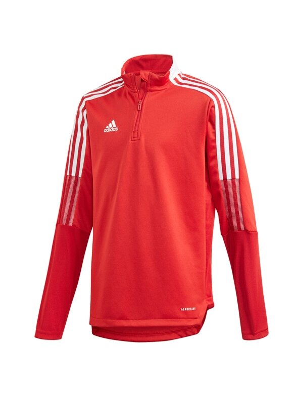 Vaikiškas džemperis adidas Tiro 21 Training Top Youth raudonas GM7323 Vaikiškas džemperis adidas Tiro 21 Training Top Youth raudonas GM7323