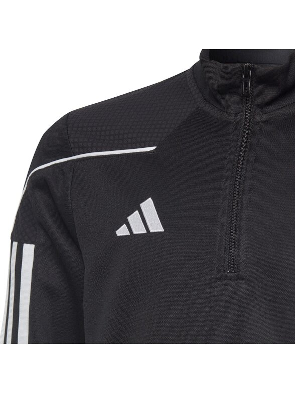 Adidas Tiro 23 League Training Top vaikiški džemperiai, juodos ir baltos spalvos HS3487 2 Adidas Tiro 23 League Training Top vaikiški džemperiai, juodos ir baltos spalvos HS3487 2