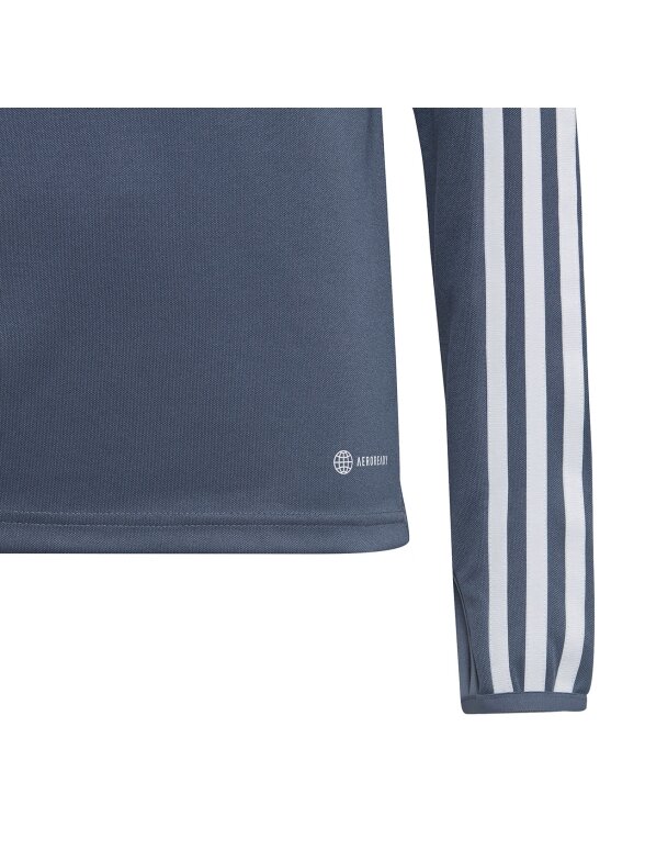Adidas Tiro 23 League Training Top vaikiški džemperiai, pilki ir balti HS3491 3 Adidas Tiro 23 League Training Top vaikiški džemperiai, pilki ir balti HS3491 3