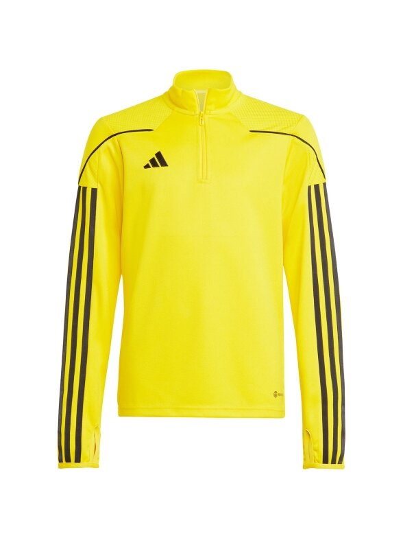 Adidas Tiro 23 League Training Top vaikiški džemperiai, geltoni ir juodi IC7880 Adidas Tiro 23 League Training Top vaikiški džemperiai, geltoni ir juodi IC7880