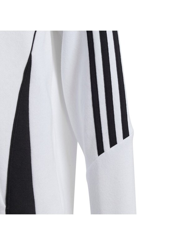 Adidas Tiro 24 Hooded Sweat vaikiškas džemperis, baltas IR7506 4 Adidas Tiro 24 Hooded Sweat vaikiškas džemperis, baltas IR7506 4