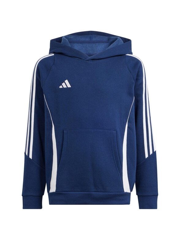 Adidas Tiro 24 Hooded Sweat vaikiškas džemperis, tamsiai mėlynas IR7504