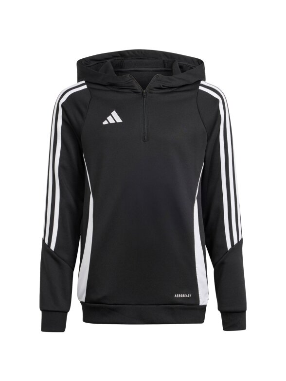 Adidas Tiro 24 Training Hoodie vaikams, juodas IJ9960 Adidas Tiro 24 Training Hoodie vaikams, juodas IJ9960