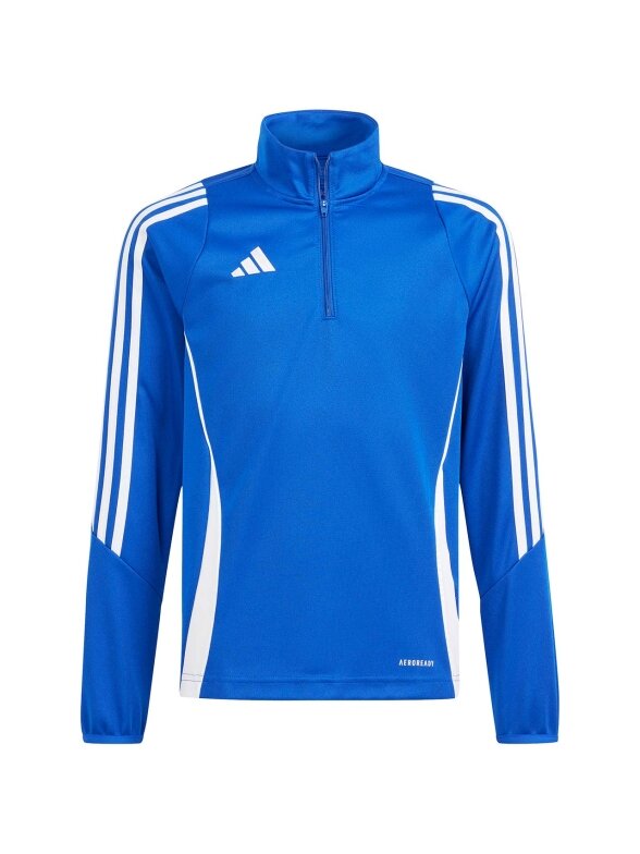 Adidas Tiro 24 Training Top vaikiški džemperiai, mėlyni IR9364 Adidas Tiro 24 Training Top vaikiški džemperiai, mėlyni IR9364
