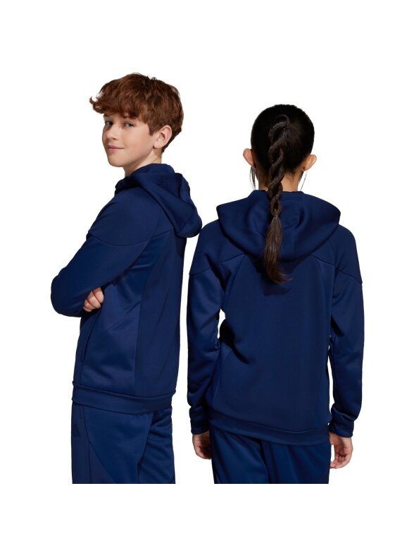 Adidas Tiro 25 Full-Zip džemperis vaikams tamsiai mėlynas JC5127 2 Adidas Tiro 25 Full-Zip džemperis vaikams tamsiai mėlynas JC5127 2