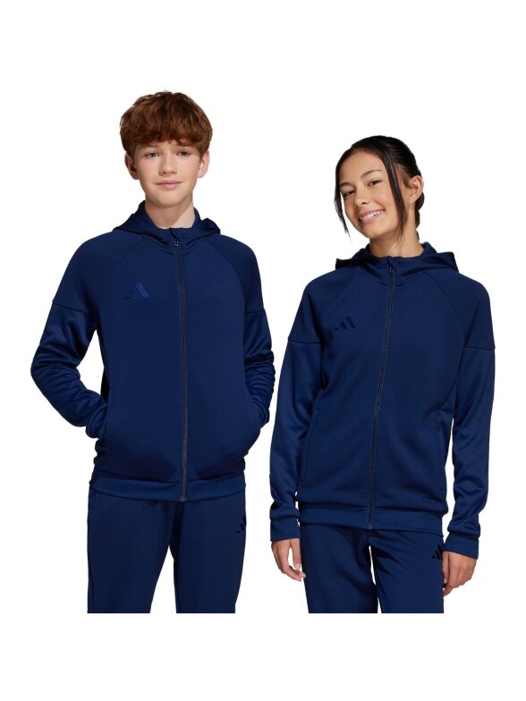 Adidas Tiro 25 Full-Zip džemperis vaikams tamsiai mėlynas JC5127 Adidas Tiro 25 Full-Zip džemperis vaikams tamsiai mėlynas JC5127