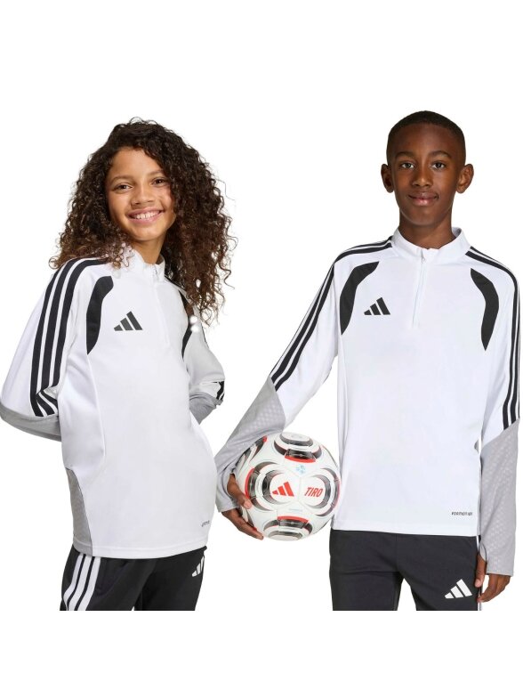 Adidas Tiro 26 Competition Training Top vaikams balto-pilka KA7577 Adidas Tiro 26 Competition Training Top vaikams balto-pilka KA7577