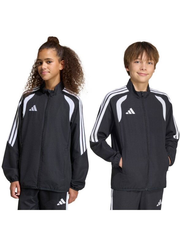 Adidas Tiro 26 League Presentation vaikiška džemperis juoda KA6416 Adidas Tiro 26 League Presentation vaikiška džemperis juoda KA6416
