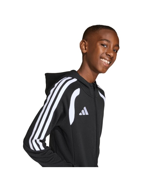 Adidas Tiro 26 League Sweat Full Zip Hoodie vaikams juoda KF3324 6 Adidas Tiro 26 League Sweat Full Zip Hoodie vaikams juoda KF3324 6