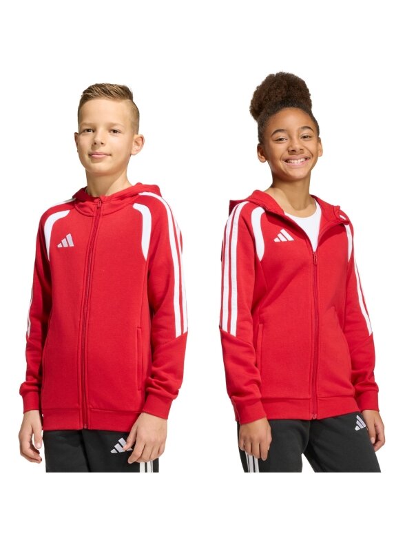 Adidas Tiro 26 League Sweat Full Zip Hoodie vaikams raudona KF9101
