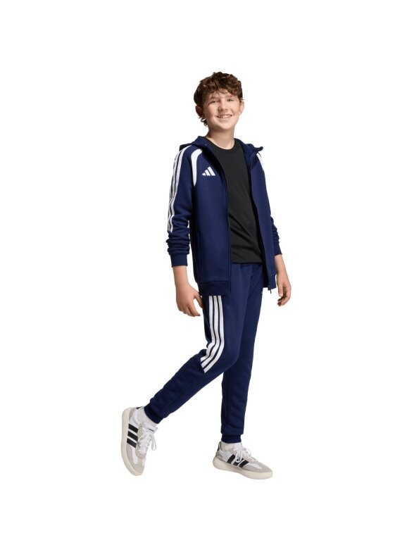 adidas Tiro 26 League Sweat Full Zip Hoodie džemperis vaikams tamsiai mėlynas KF3322 7