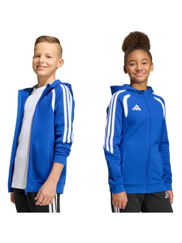Adidas Tiro 26 League Sweat Full Zip Hoodie vaikams mėlyna KF9102 Adidas Tiro 26 League Sweat Full Zip Hoodie vaikams mėlyna KF9102