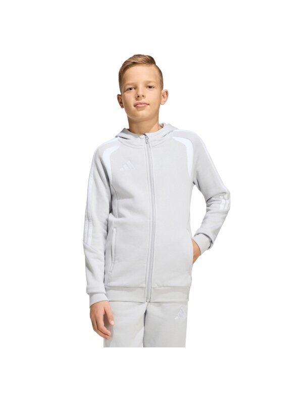 Adidas Tiro 26 League Sweat Full Zip Hoodie vaikams pilka KF3323 3 Adidas Tiro 26 League Sweat Full Zip Hoodie vaikams pilka KF3323 3