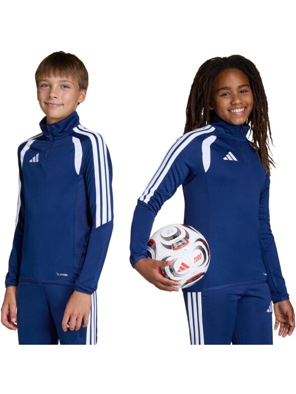 Adidas Tiro 26 League Training Top vaikiški džemperiai, tamsiai mėlyni JY7165 Adidas Tiro 26 League Training Top vaikiški džemperiai, tamsiai mėlyni JY7165