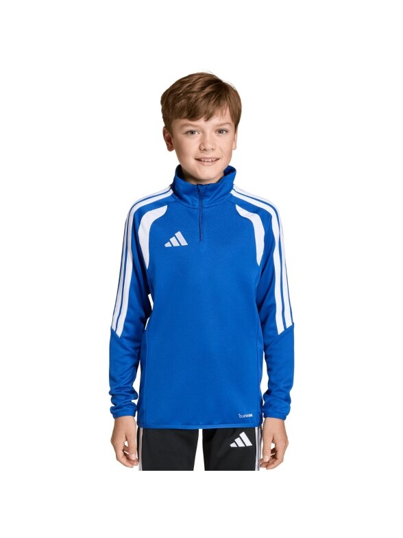 Adidas Tiro 26 League Training Top vaiko treniruočių džemperis mėlynas-baltas JY7162 Adidas Tiro 26 League Training Top vaiko treniruočių džemperis mėlynas-baltas JY7162
