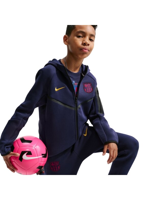 Nike FC Barcelona Tech Fleece vaikiškas džemperis, tamsiai mėlynas, II3722 498 2 Nike FC Barcelona Tech Fleece vaikiškas džemperis, tamsiai mėlynas, II3722 498 2