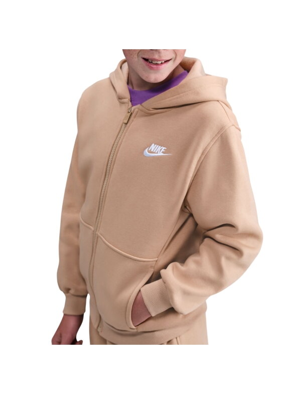 Nike Sportswear Club Fleece vaikiški megztiniai, smėlio spalvos FD3004 200 2