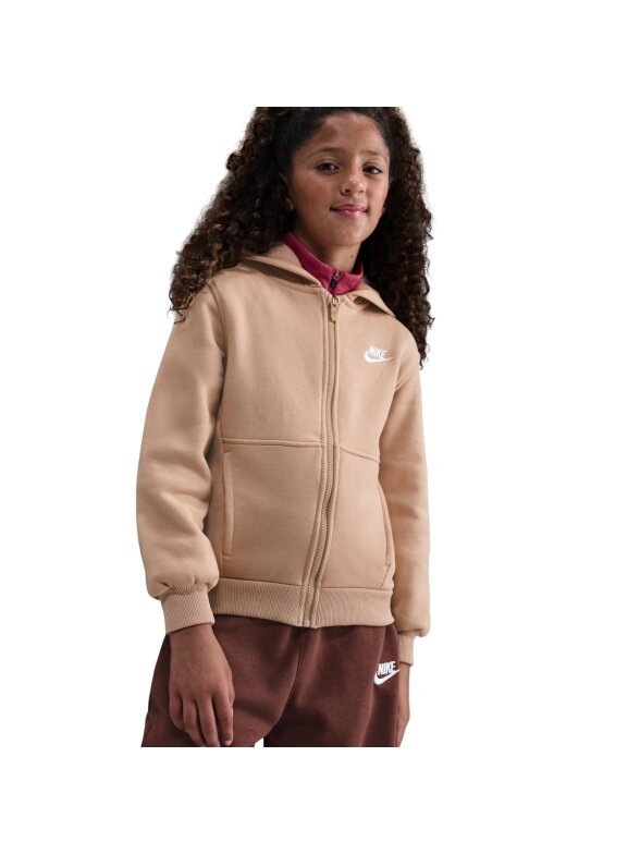 Nike Sportswear Club Fleece vaikiški megztiniai, smėlio spalvos FD3004 200 3 Nike Sportswear Club Fleece vaikiški megztiniai, smėlio spalvos FD3004 200 3