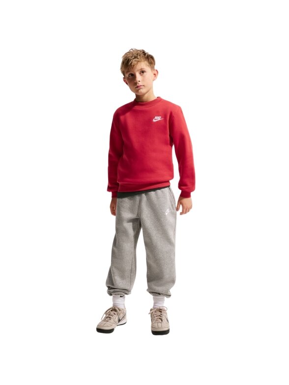 Nike Sportswear Club Fleece vaikiškas megztinis raudonas FD3006 608 6