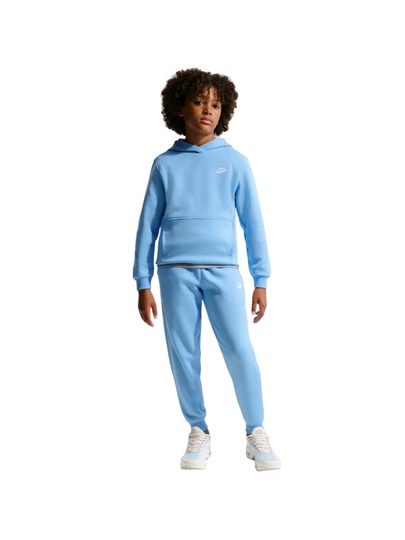 Nike Sportswear Club Fleece vaikiška palaidinė, šviesiai mėlyna FD3000 497 6 Nike Sportswear Club Fleece vaikiška palaidinė, šviesiai mėlyna FD3000 497 6