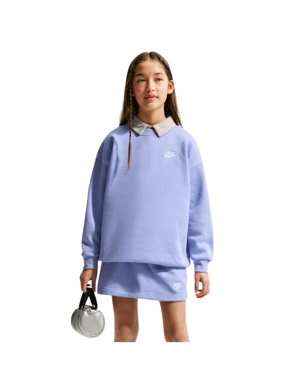 Džemperis vaikams Nike Sportswear Club Fleece šviesiai violetinė FD2923 569 Džemperis vaikams Nike Sportswear Club Fleece šviesiai violetinė FD2923 569
