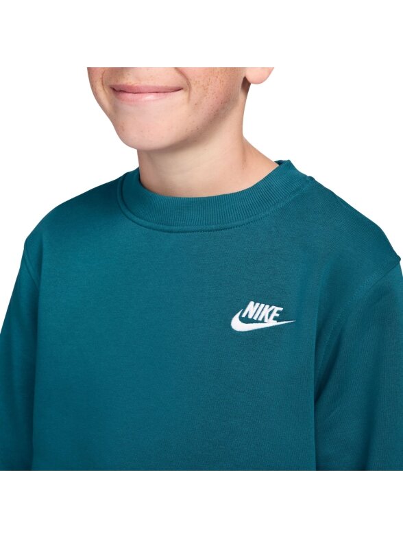 Nike Sportswear Club Fleece vaikiškas megztinis, žalias FD3006 372 2