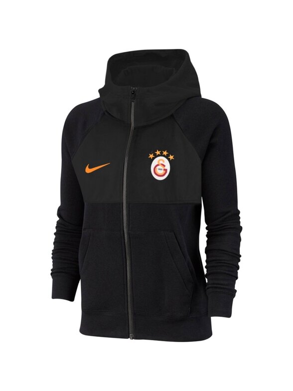 Nike Sportswear Full-Zip Hoodie vaikams, juodas DA1686 010
