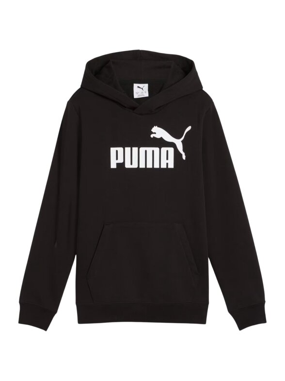 Puma ESS No.1 Logo Hoodie vaikiškas džemperis su gobtuvu juodas 684909 01