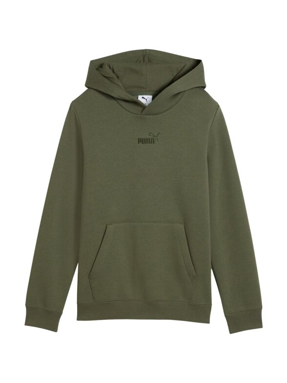 Puma vaikiškas džemperis su gobtuvu ESS Small No.1 Logo Centered Hoodie, chaki spalvos 692976 86 1