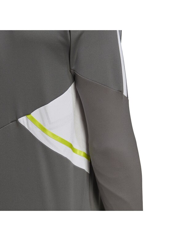 Vyriški Adidas Condivo 22 Training 1/2 džemperiai su užtrauktuku pilkos ir baltos spalvos HD2312 3 Vyriški Adidas Condivo 22 Training 1/2 džemperiai su užtrauktuku pilkos ir baltos spalvos HD2312 3