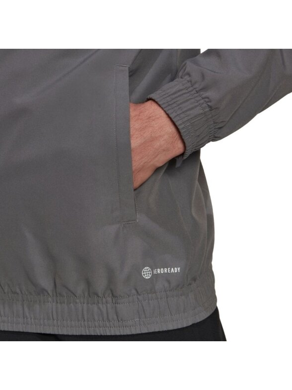 Adidas Entrada 22 Presentation Jacket vyriškas džemperis, pilkas H57535 5 Adidas Entrada 22 Presentation Jacket vyriškas džemperis, pilkas H57535 5