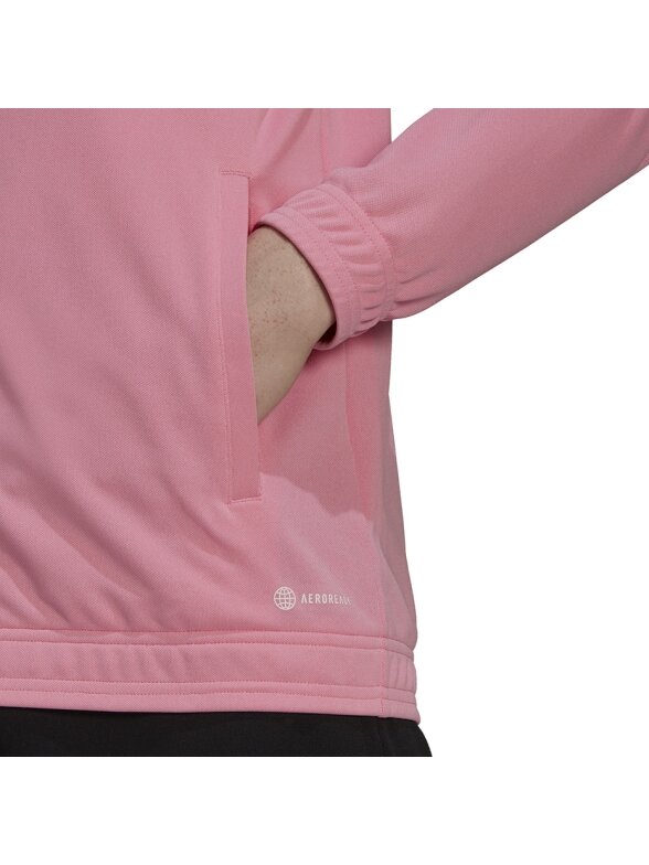 Vyriški džemperiai Adidas Entrada 22 Track Jacket rožinė HC5084 4 Vyriški džemperiai Adidas Entrada 22 Track Jacket rožinė HC5084 4