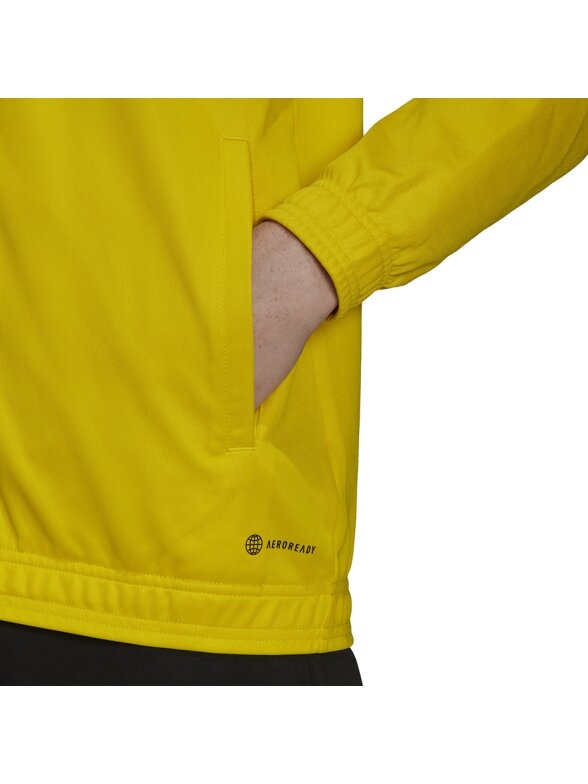 Adidas Entrada 22 Track Jacket vyriškas džemperis, geltonas HI2134 5
