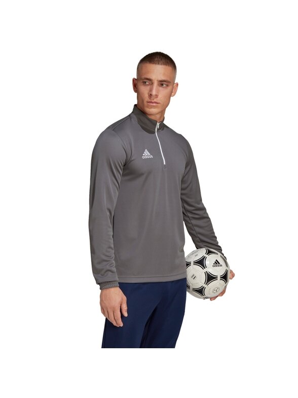 Adidas Entrada 22 Training Top vyriški džemperiai, pilki H57546 2 Adidas Entrada 22 Training Top vyriški džemperiai, pilki H57546 2
