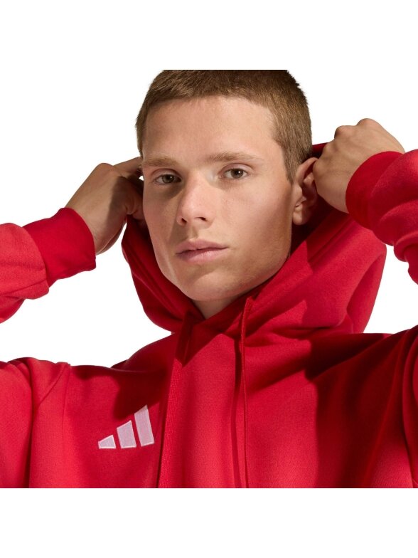 adidas Entrada 26 Hoody vyrų mikina raudona JZ6576 3 adidas Entrada 26 Hoody vyrų mikina raudona JZ6576 3