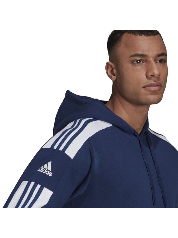 Vyriškas adidas Squadra 21 Sweat Hoody, tamsiai mėlynas GT6636 1 Vyriškas adidas Squadra 21 Sweat Hoody, tamsiai mėlynas GT6636 1