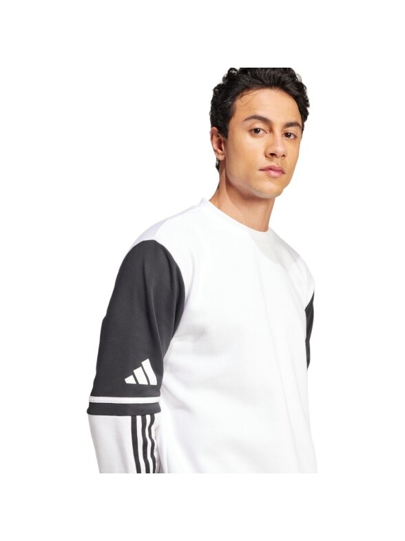 adidas Squadra 25 Sweat Crew vyriška džemperis balta-juoda JD2959 1 adidas Squadra 25 Sweat Crew vyriška džemperis balta-juoda JD2959 1