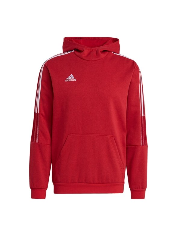Vyriški džemperiai adidas Tiro 21 Sweat Hoody raudona GM7353 Vyriški džemperiai adidas Tiro 21 Sweat Hoody raudona GM7353