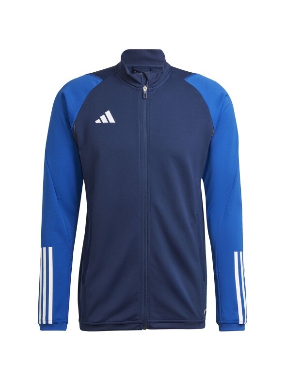Adidas Tiro 23 Competition Training vyriškas džemperis, tamsiai mėlynos ir mėlynos spalvos HK7649