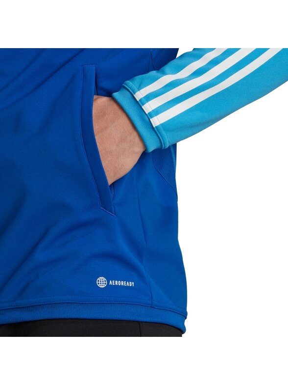 Adidas Tiro 23 Competition Training vyriškas džemperis, mėlynas HU1305 2