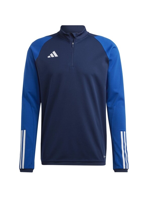 Vyriški džemperiai Adidas Tiro 23 Competition Training Top tamsiai mėlyna ir mėlyna HK7645 Vyriški džemperiai Adidas Tiro 23 Competition Training Top tamsiai mėlyna ir mėlyna HK7645