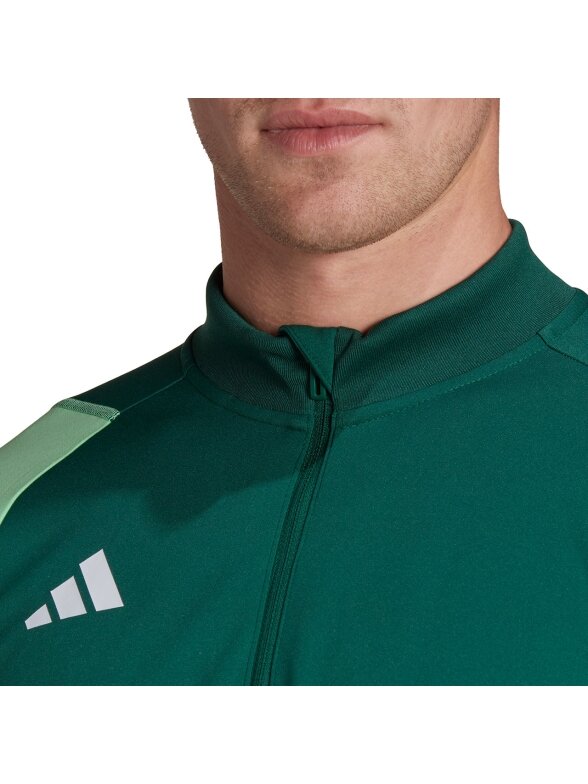 Vyriški adidas Tiro 23 Competition Training Top džemperis, žalias HU1308 4 Vyriški adidas Tiro 23 Competition Training Top džemperis, žalias HU1308 4