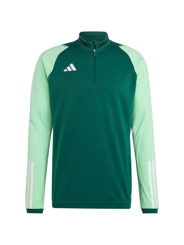 Vyriški adidas Tiro 23 Competition Training Top džemperis, žalias HU1308 Vyriški adidas Tiro 23 Competition Training Top džemperis, žalias HU1308