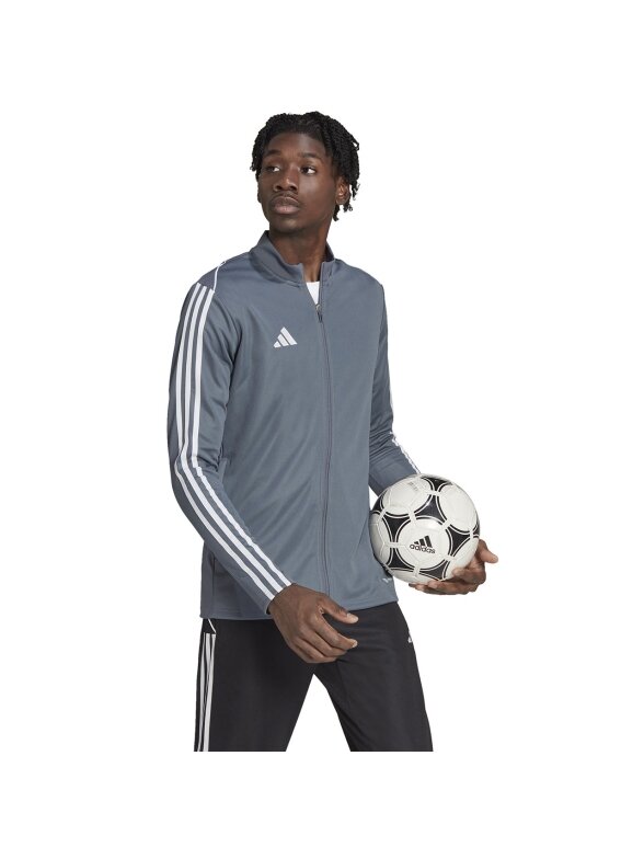 Vyriški Adidas Tiro 23 League Training Top džemperiai, pilki HS3504 Vyriški Adidas Tiro 23 League Training Top džemperiai, pilki HS3504