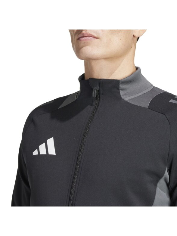 Adidas Tiro 24 Competition vyriškas džemperis juodos ir pilkos spalvos IP1870 Adidas Tiro 24 Competition vyriškas džemperis juodos ir pilkos spalvos IP1870
